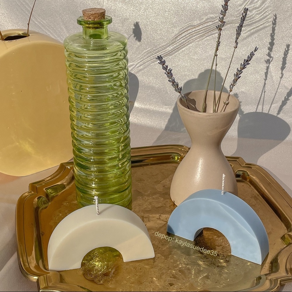 Abstract handmade candles 🧺 - Picture 6 of 7